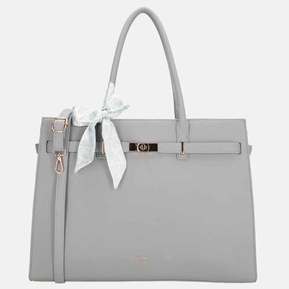 Charm London shopper blauw